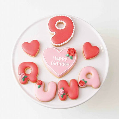 薔薇付きアイシングクッキーセット