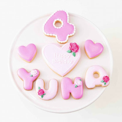 薔薇付きアイシングクッキーセット