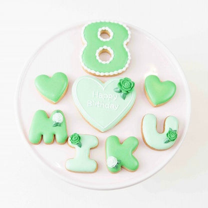 薔薇付きアイシングクッキーセット