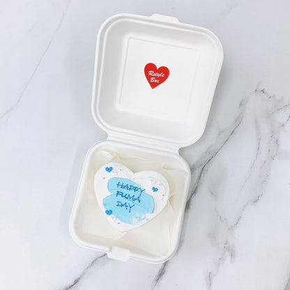 ペイントハートランチボックスケーキ