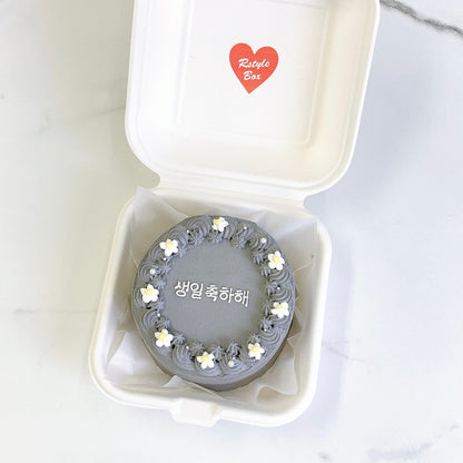 プチフラワーランチボックスケーキ