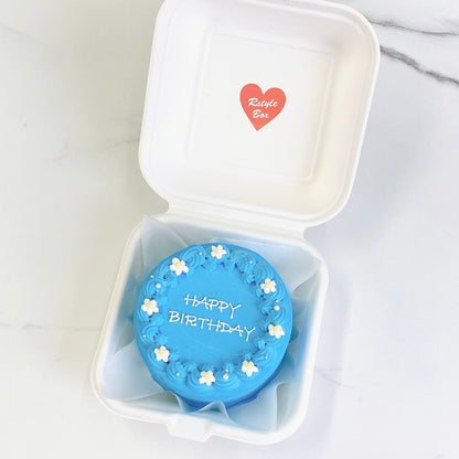 プチフラワーランチボックスケーキ