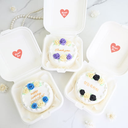 ロイヤル薔薇ランチボックスケーキ