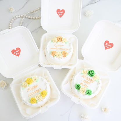 ロイヤル薔薇ランチボックスケーキ