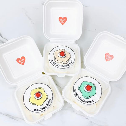 2Dチェリーランチボックスケーキ