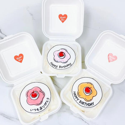 2Dチェリーランチボックスケーキ