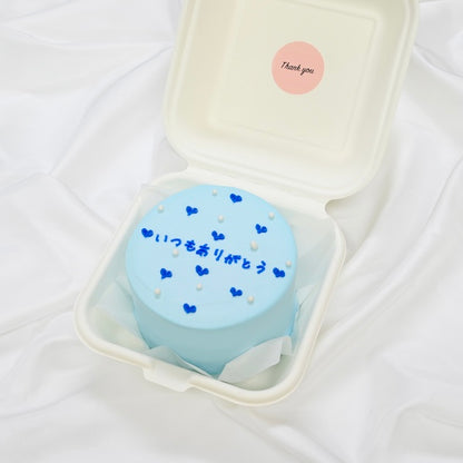 パールプチハートランチボックスケーキ