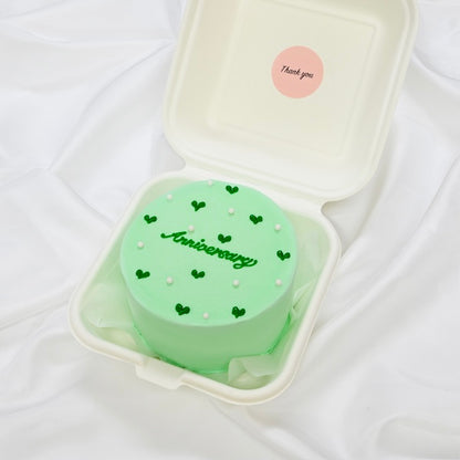 パールプチハートランチボックスケーキ