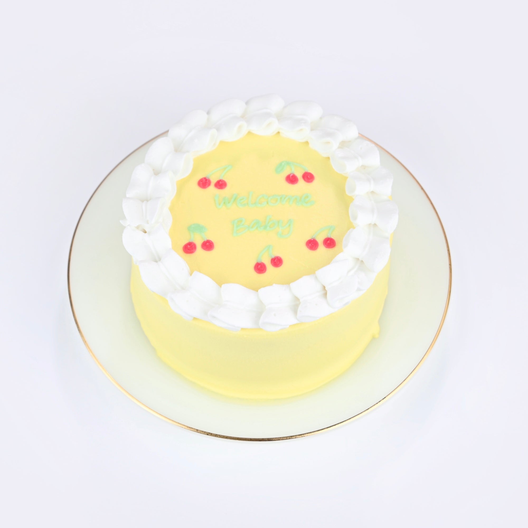 さくらんぼフリルセンイルケーキ