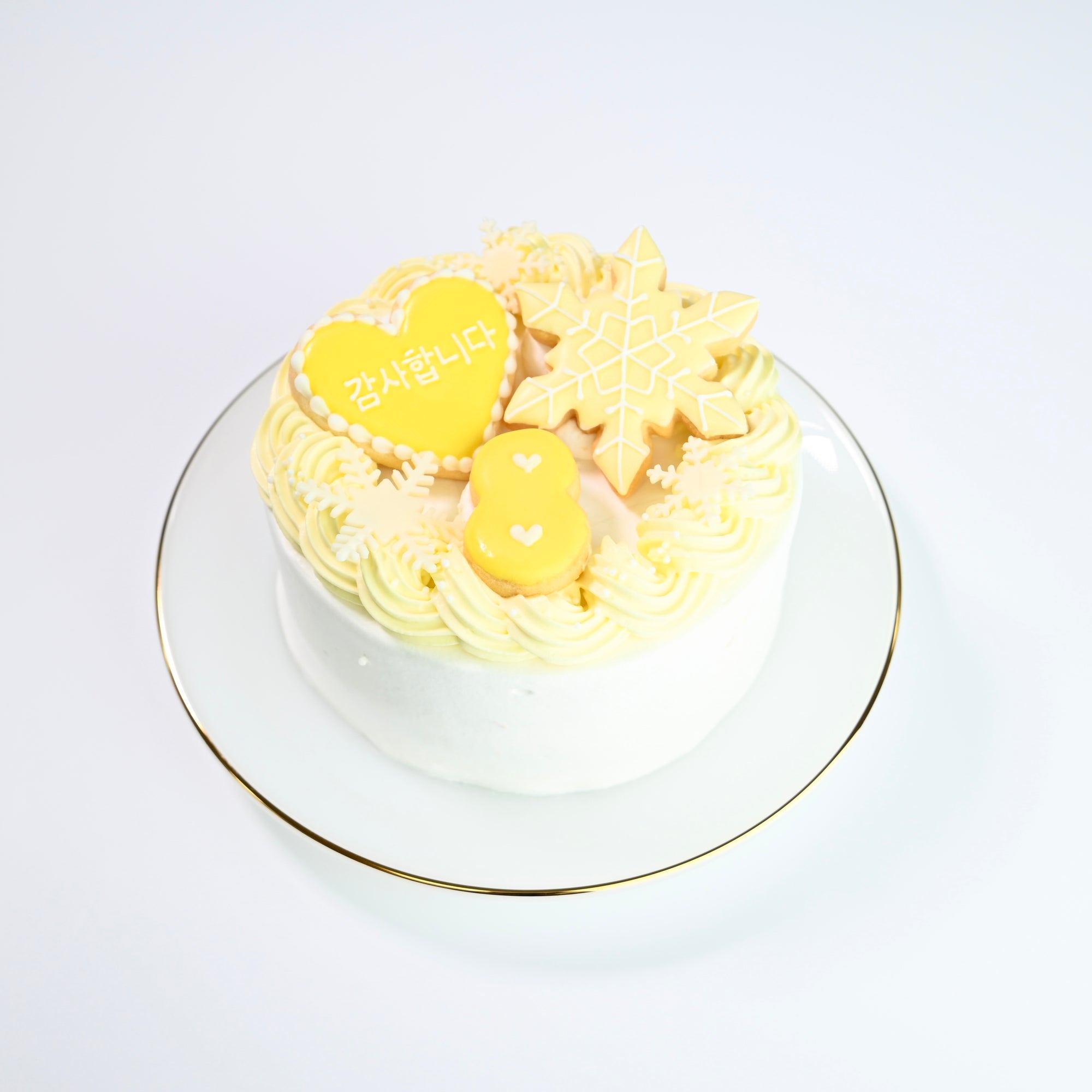 雪の結晶づくしセンイルケーキ