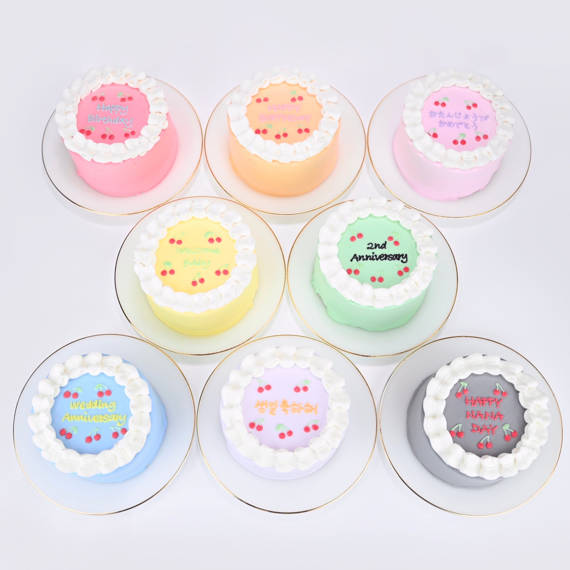 さくらんぼフリルセンイルケーキ