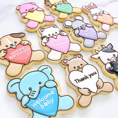 動物メッセージプレート