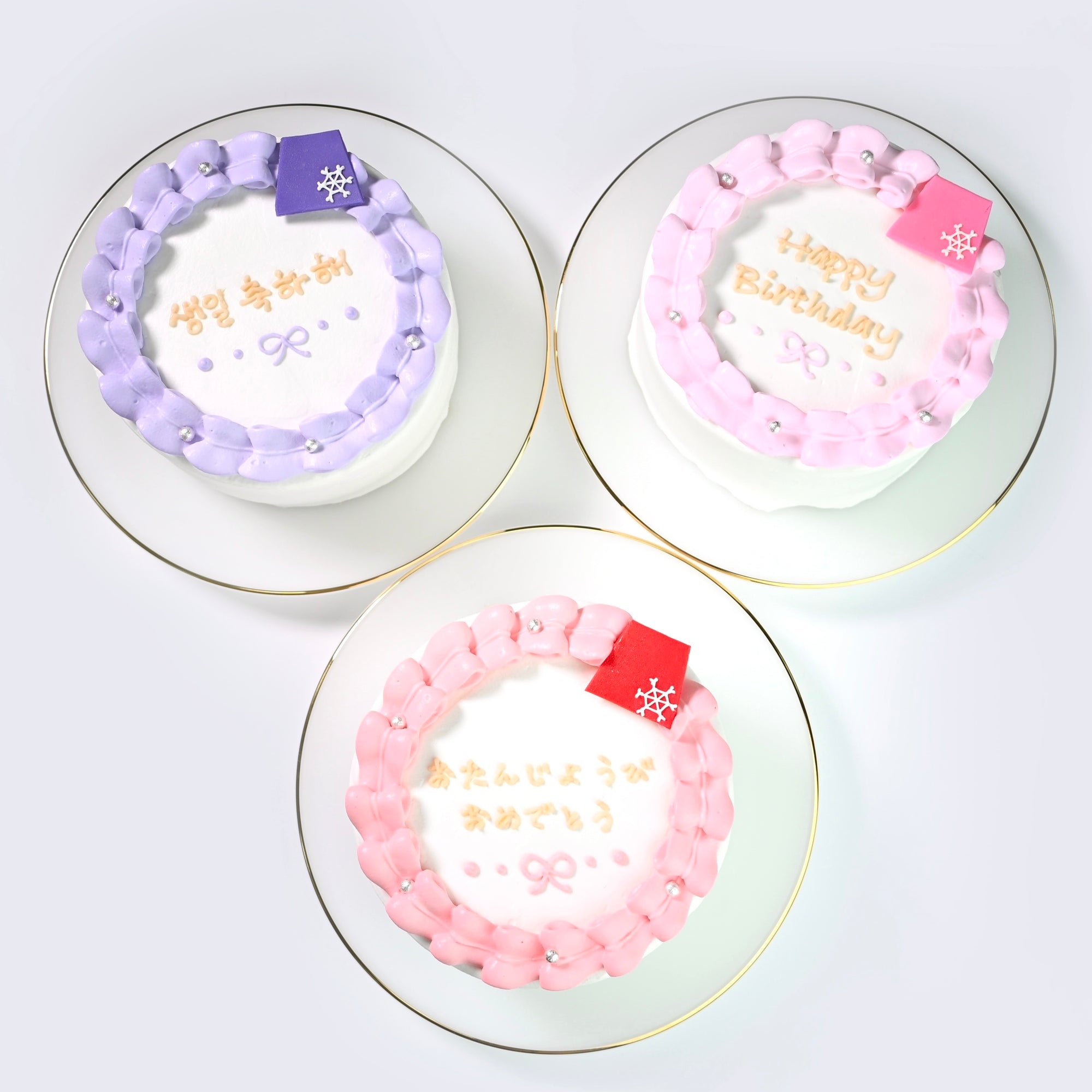 雪だるまセンイルケーキ