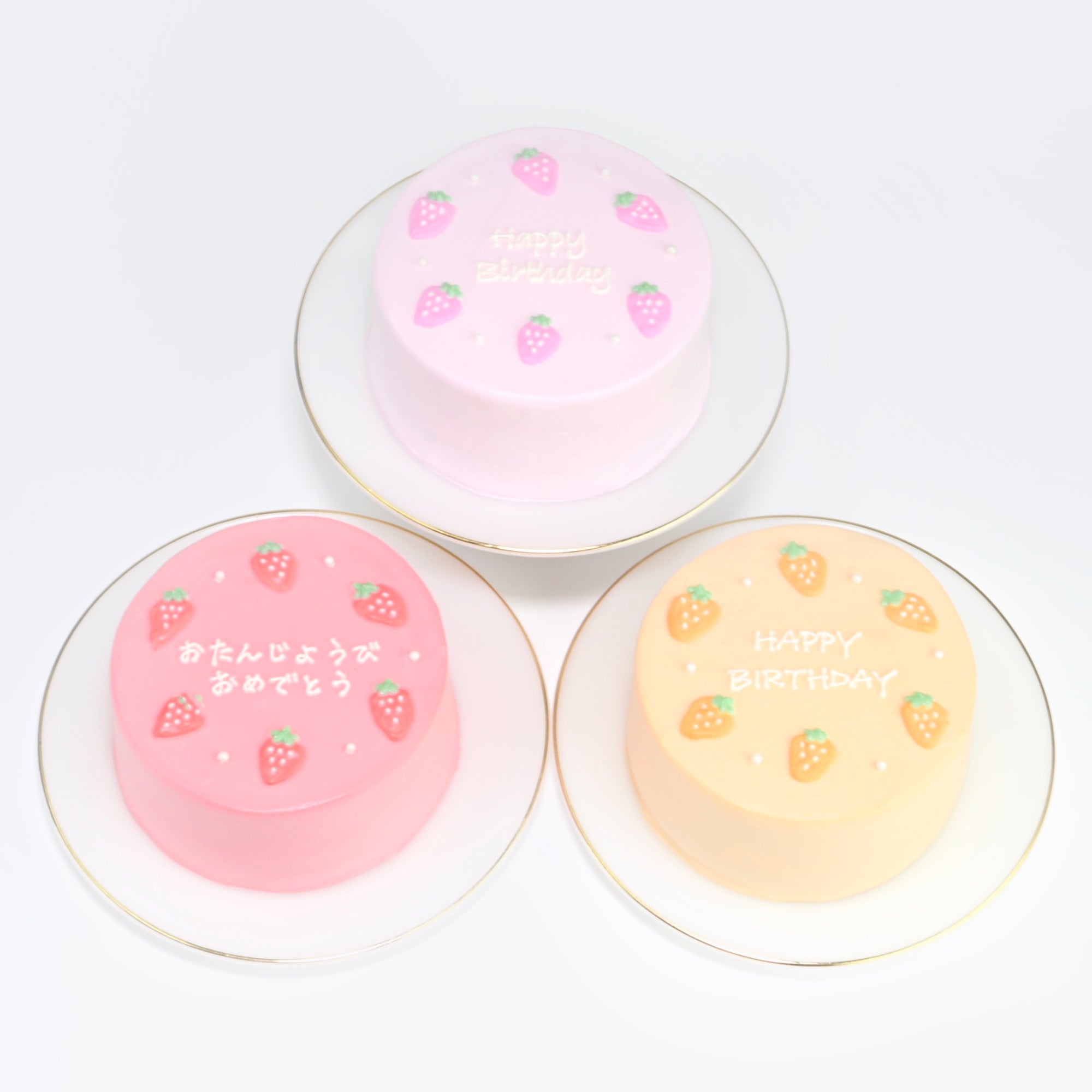 いちごデザインセンイルケーキ