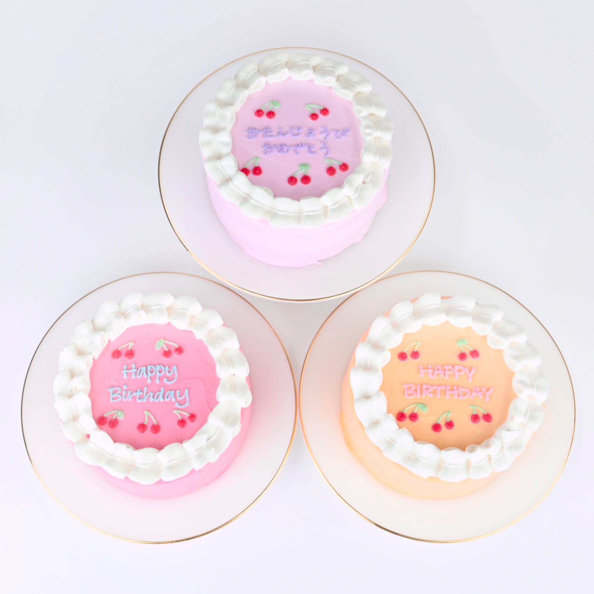 さくらんぼフリルセンイルケーキ