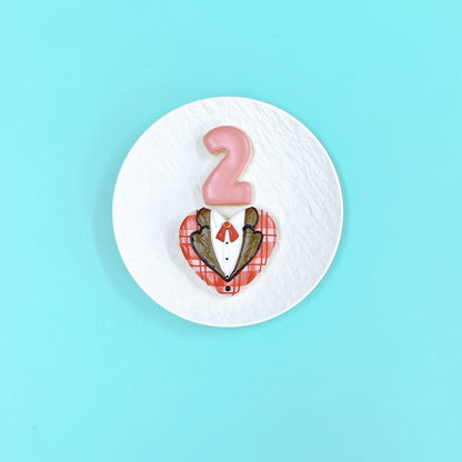 ハート型衣装クッキー＆数字クッキーセット