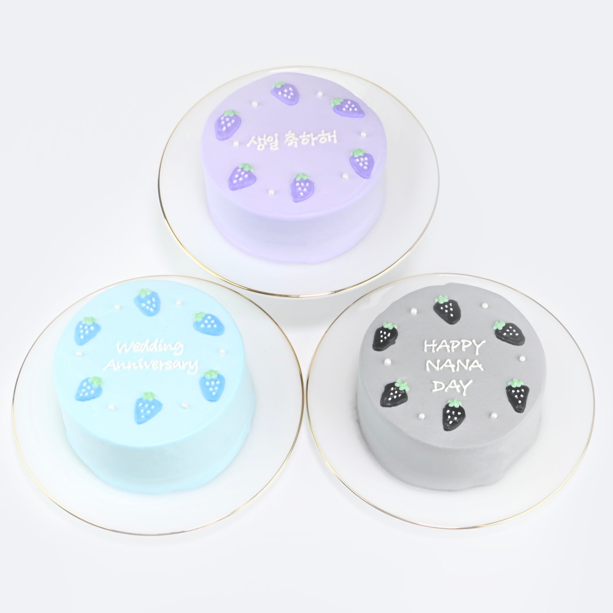 いちごデザインセンイルケーキ