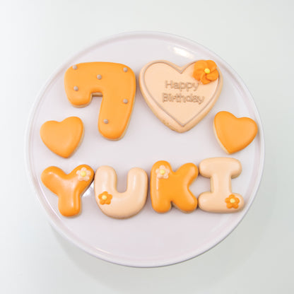 フラワー付きアイシングクッキーセット