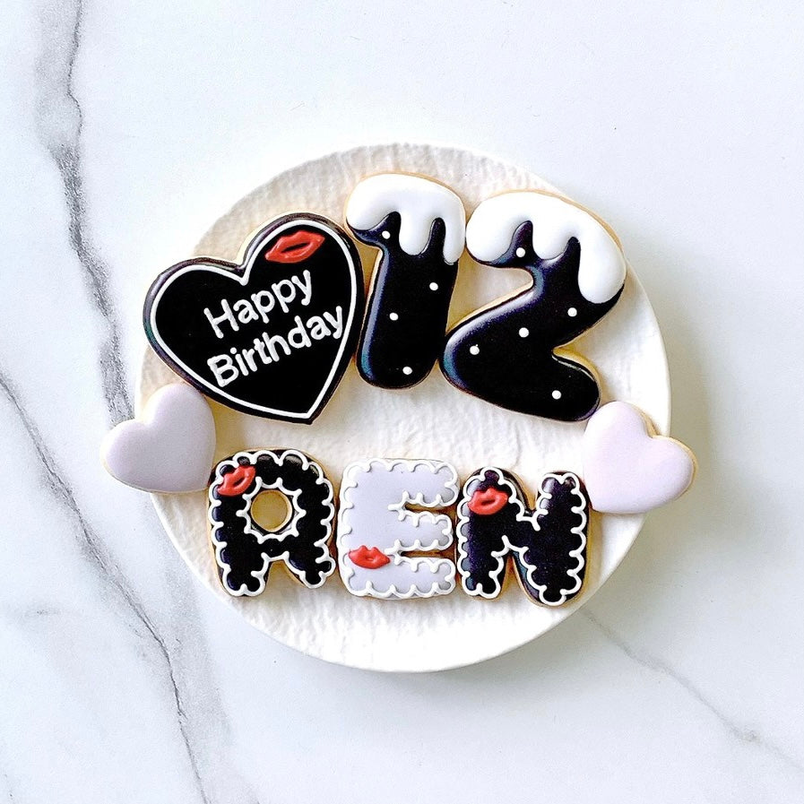 リップアイシングクッキーセット