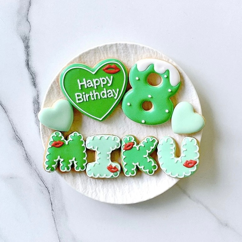 リップアイシングクッキーセット