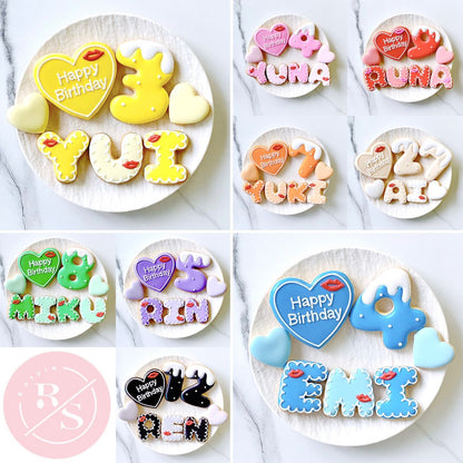 リップアイシングクッキーセット