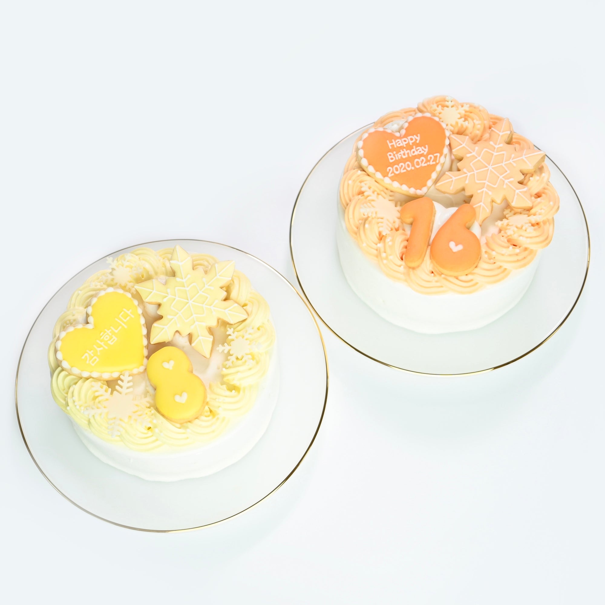 雪の結晶づくしセンイルケーキ