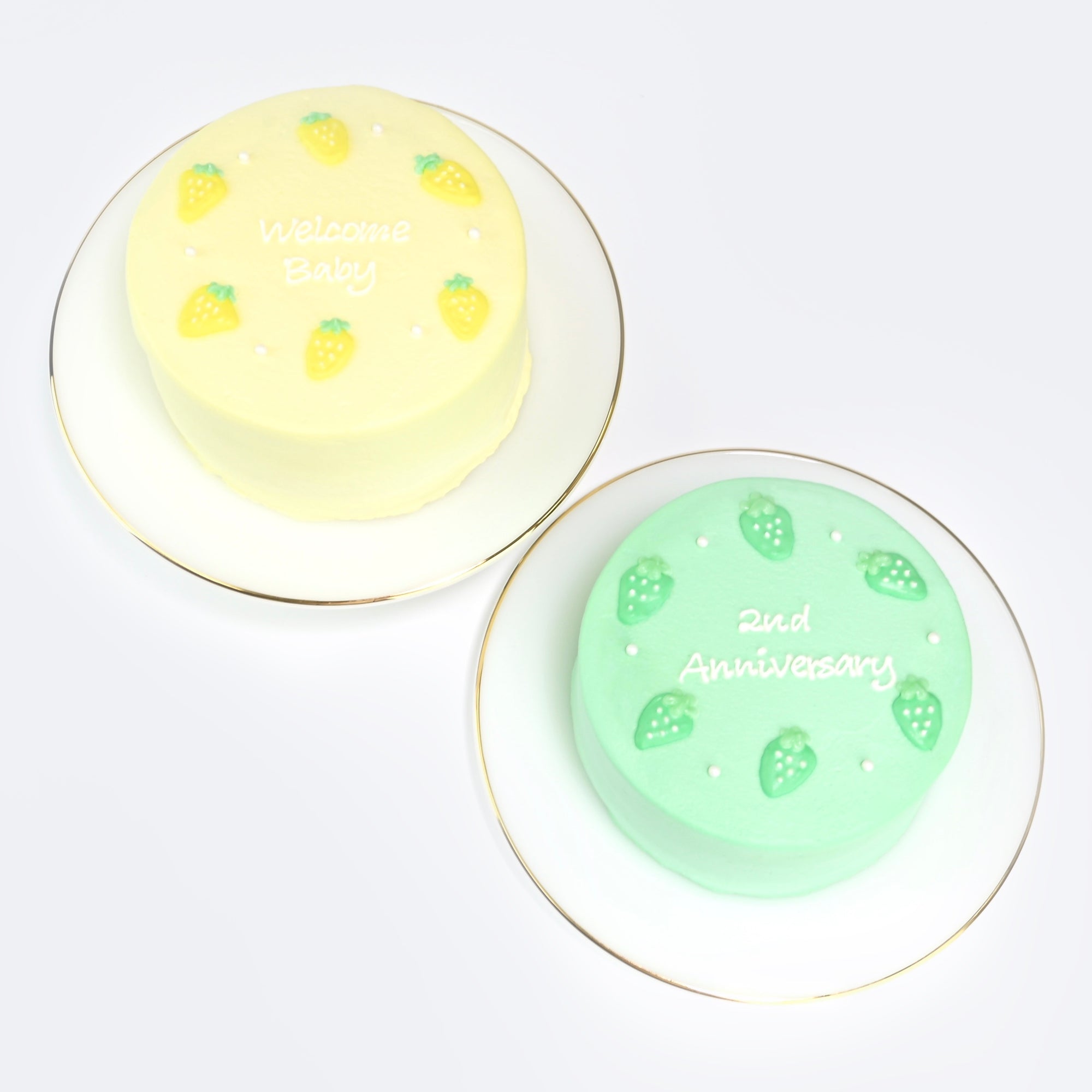 いちごデザインセンイルケーキ