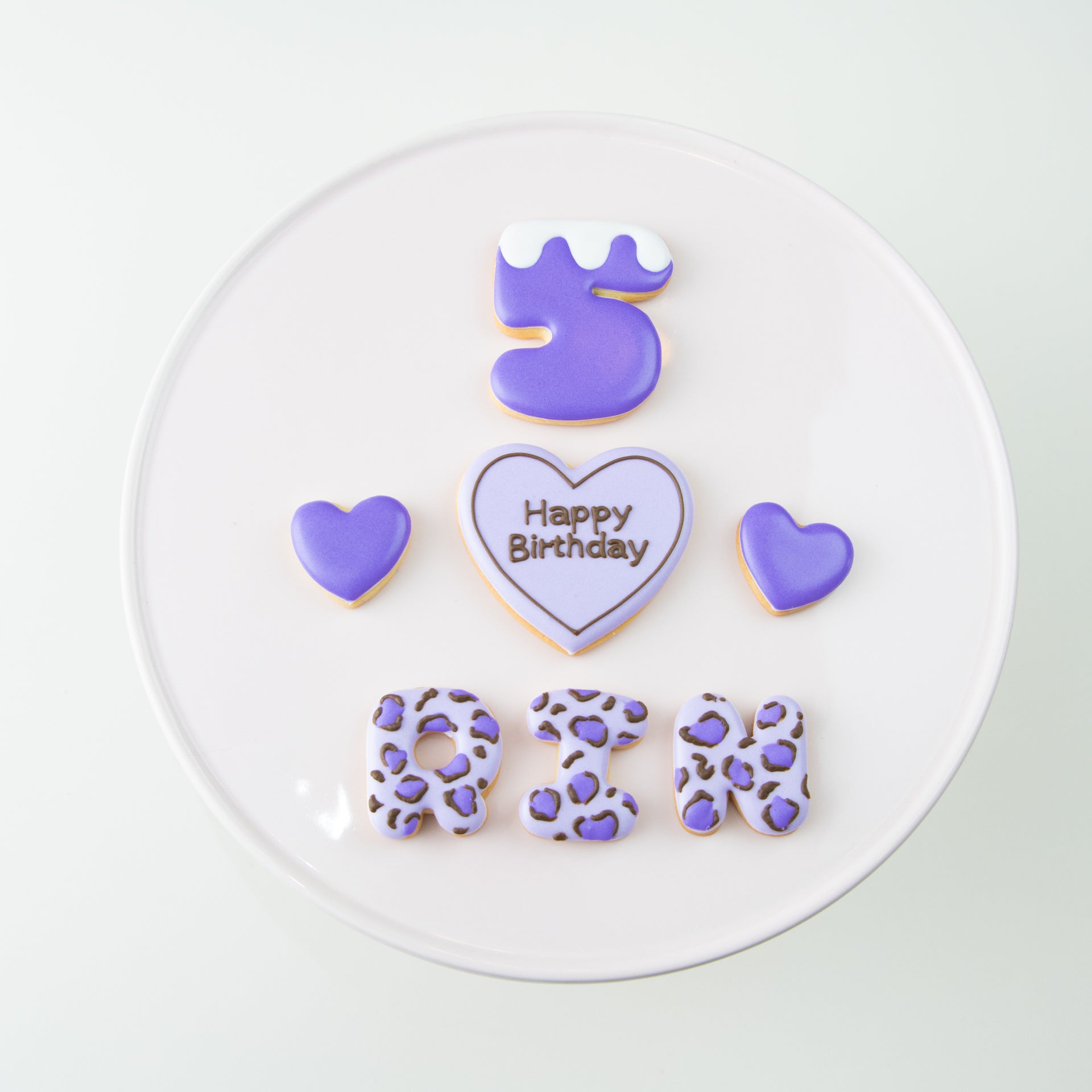 豹柄・ハートアイシングクッキーセット