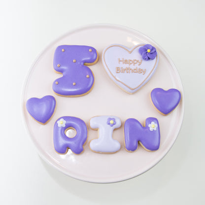 フラワー付きアイシングクッキーセット