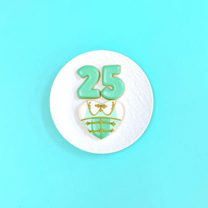 ハート型衣装クッキー＆数字クッキーセット