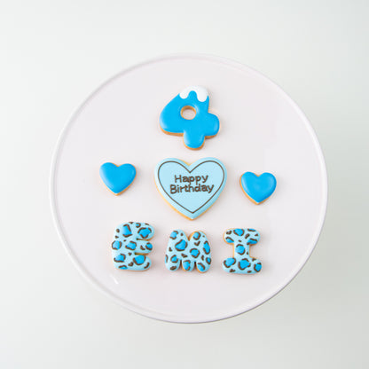 豹柄・星アイシングクッキーセット