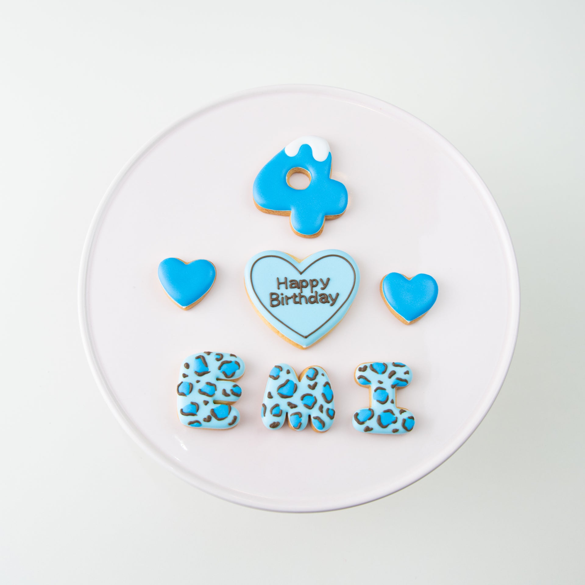 豹柄・ハートアイシングクッキーセット