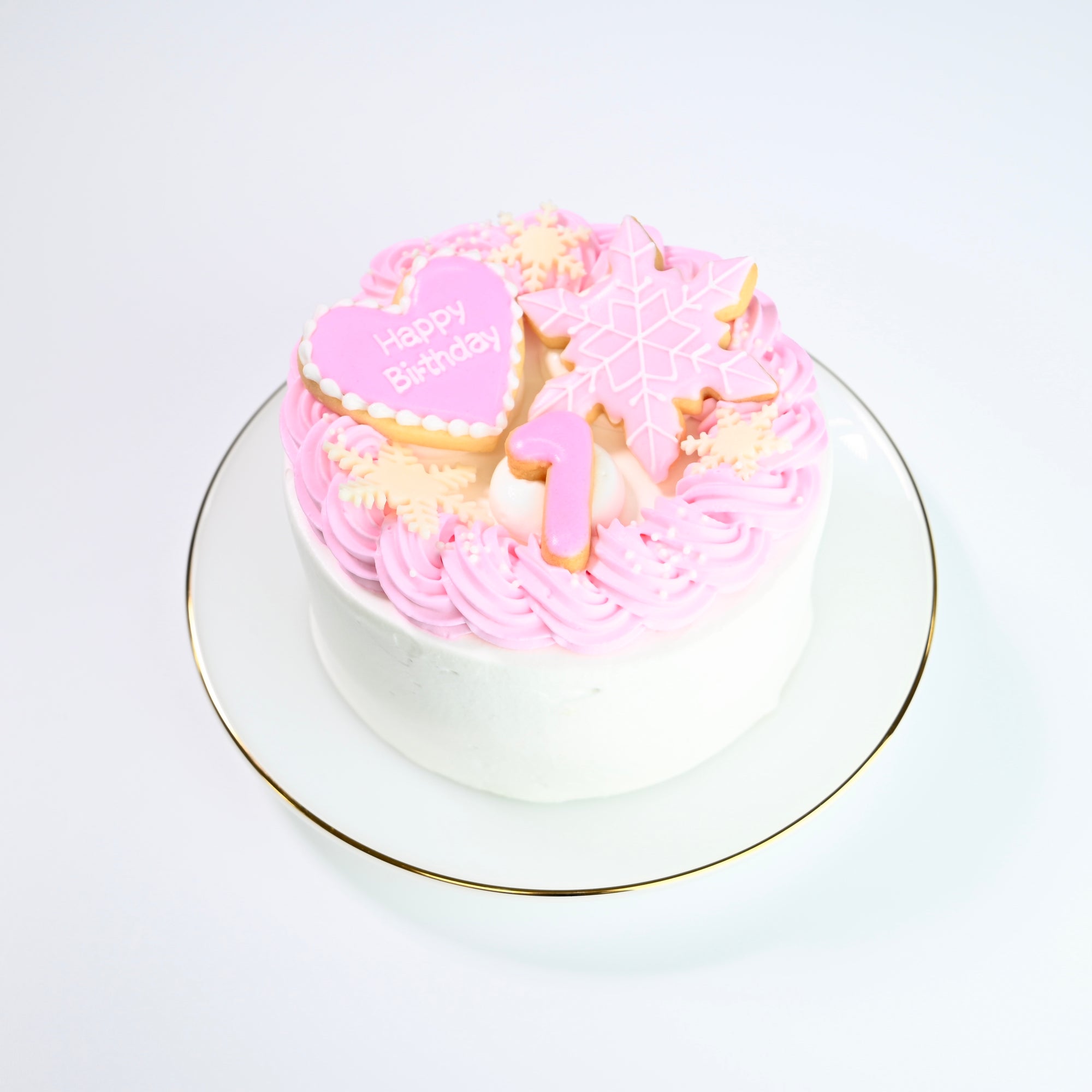 雪の結晶づくしセンイルケーキ