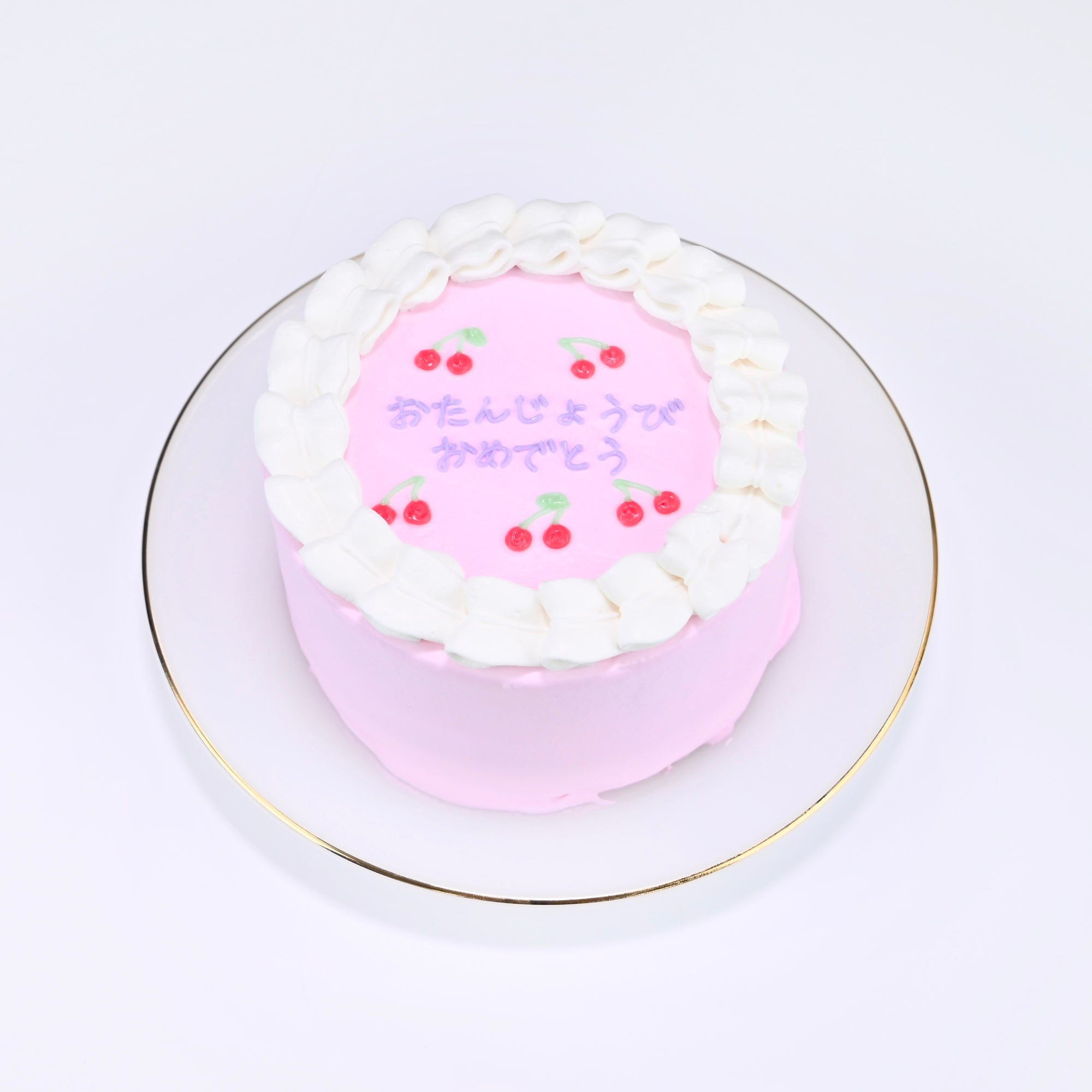 さくらんぼフリルセンイルケーキ