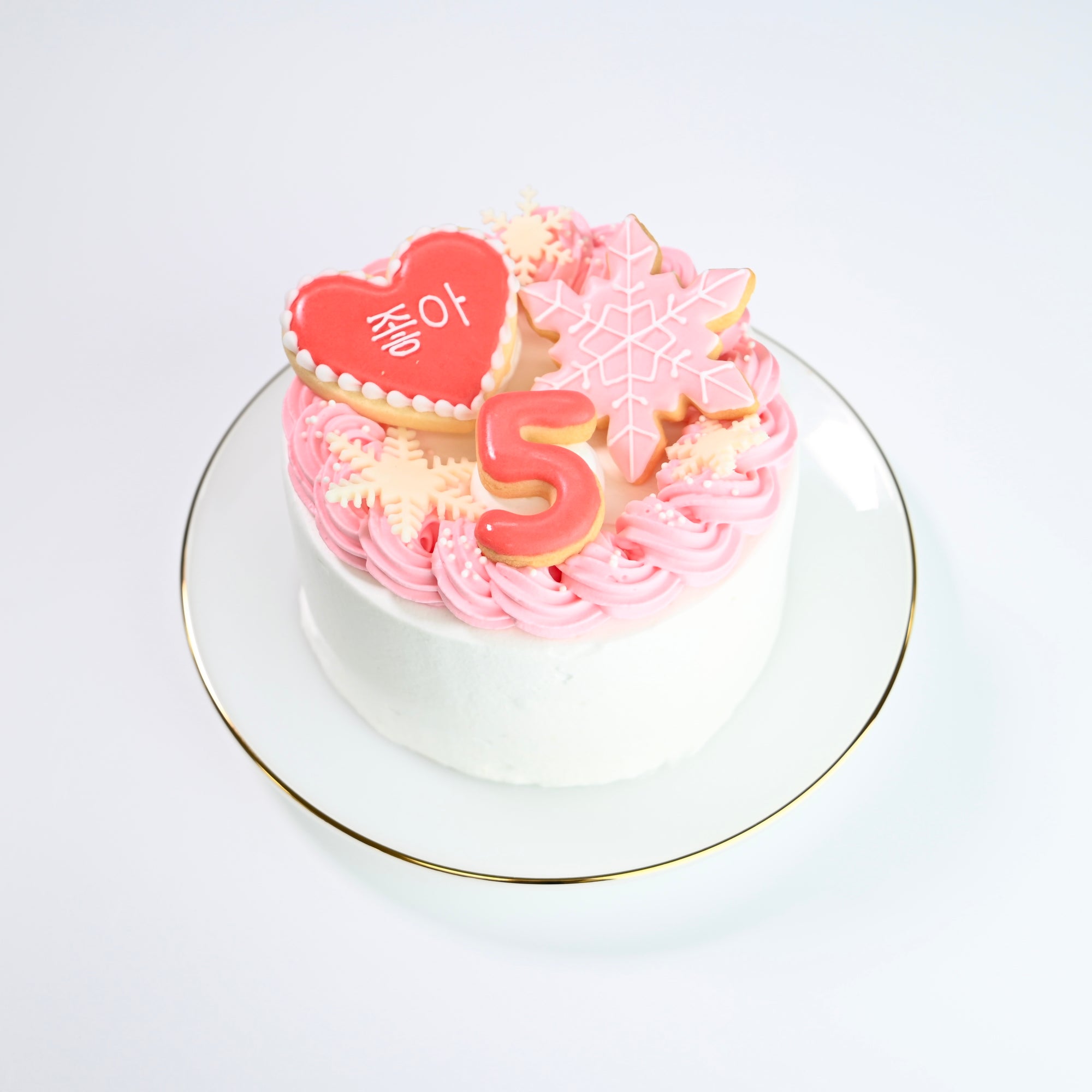 雪の結晶づくしセンイルケーキ