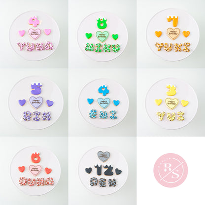 豹柄・星アイシングクッキーセット