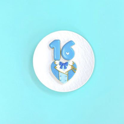 ハート型衣装クッキー＆数字クッキーセット