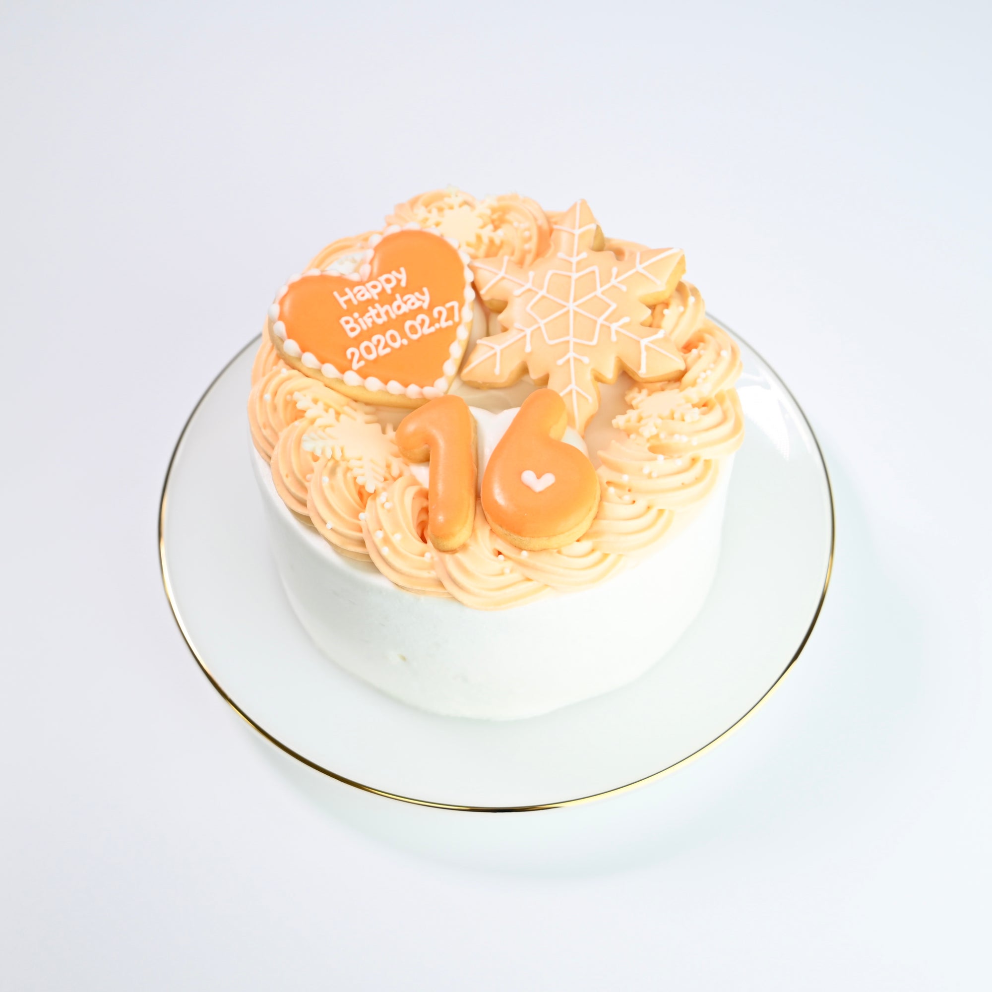 雪の結晶づくしセンイルケーキ