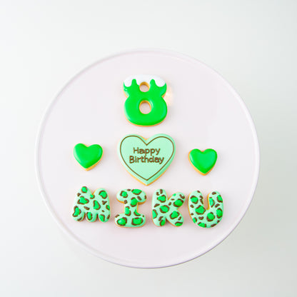 豹柄・星アイシングクッキーセット