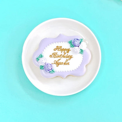 バラプレートクッキー