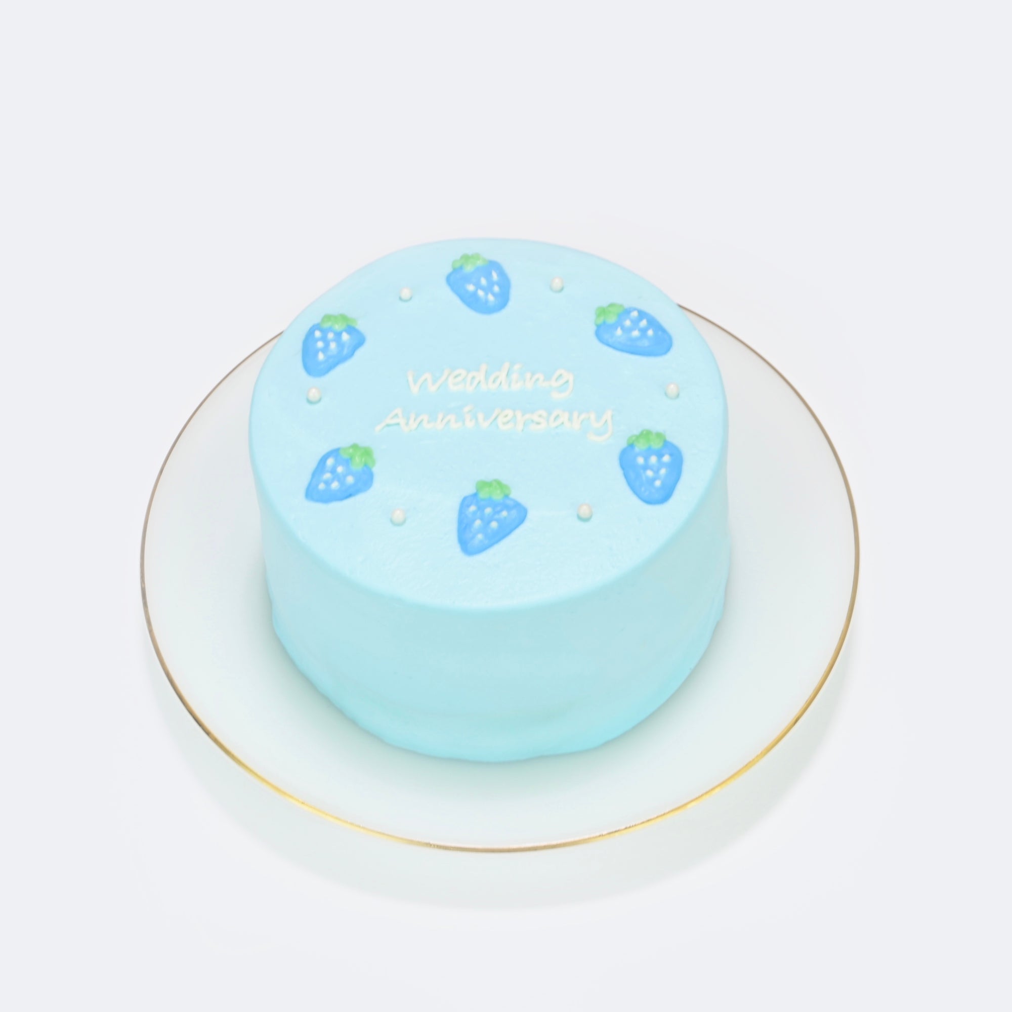 いちごデザインセンイルケーキ