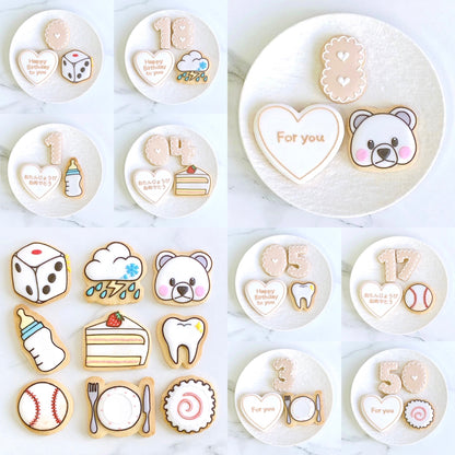 〈 白推しさんへ❤︎ 〉絵文字アイシングクッキーセット