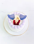 天使の羽プリントケーキ