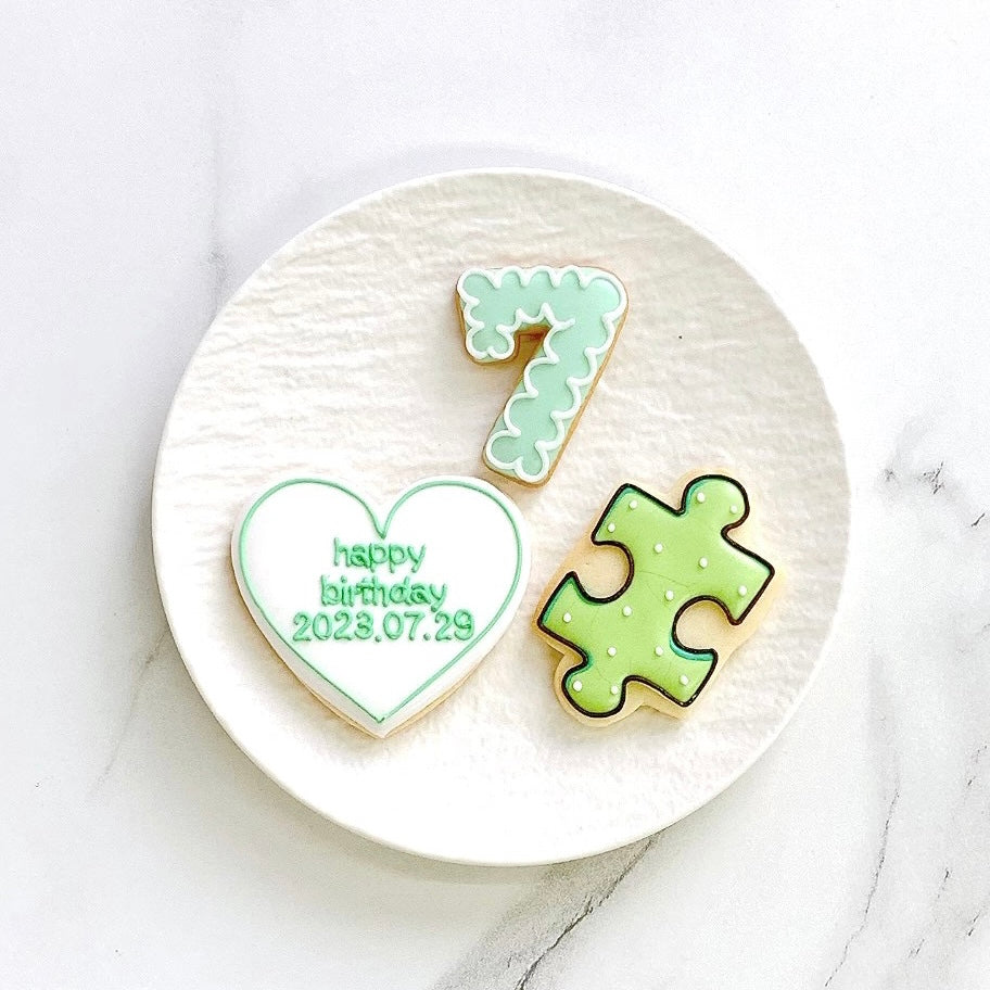 〈 緑推しさんへ❤︎ 〉絵文字アイシングクッキーセット