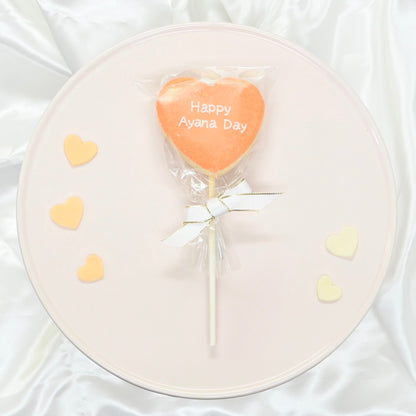 ハートプレートロリポップクッキー