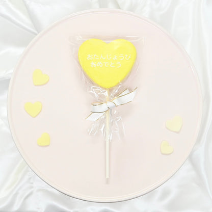 ハートプレートロリポップクッキー