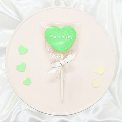 ハートプレートロリポップクッキー