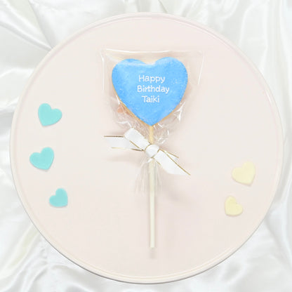 ハートプレートロリポップクッキー