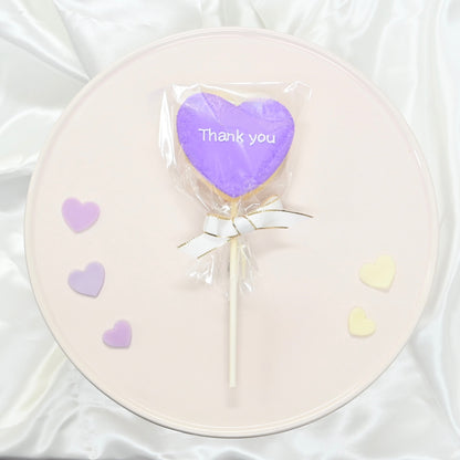 ハートプレートロリポップクッキー