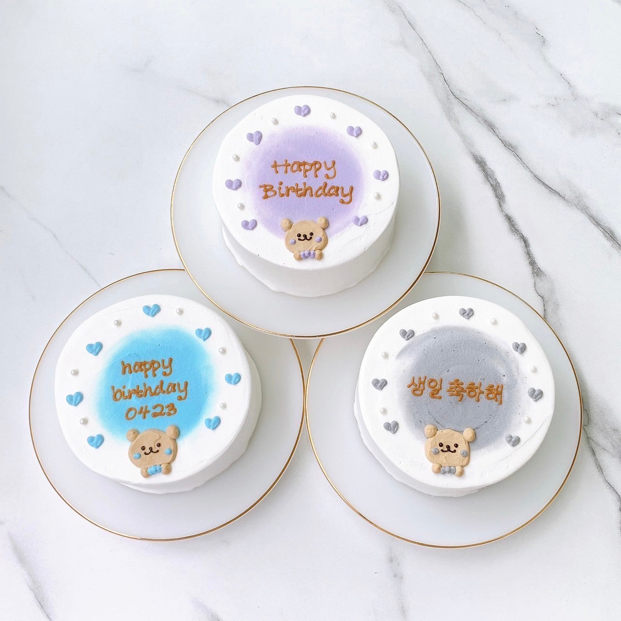 ラブリーくまちゃんセンイルケーキ